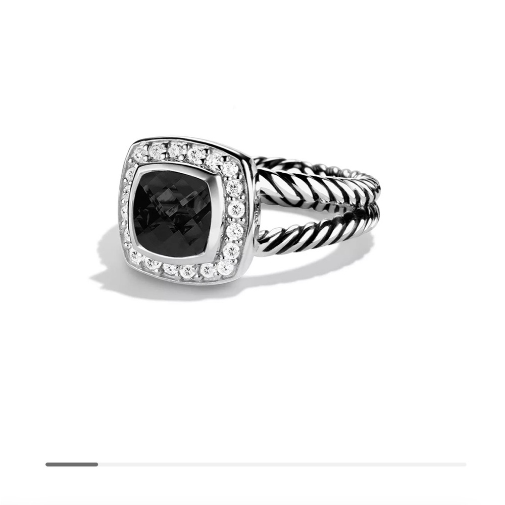 David Yurman 7mm black onyx ring ( Albion)